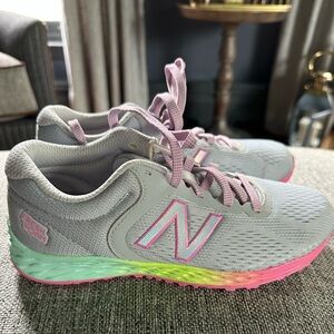 New Balance Gray and Pink Sneakers, NWOT